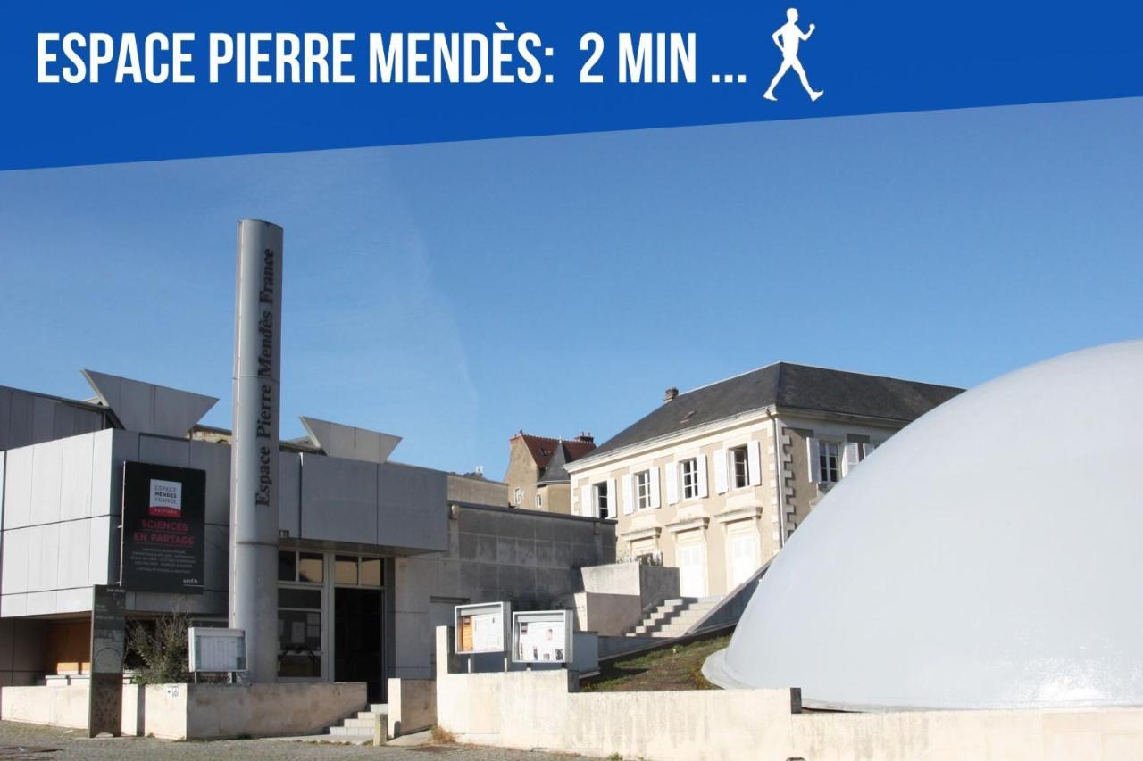 Studio Simplicien *Cosy* Plein Centre Ville De Poitiers *Tv* Wifi *Cafe* Ngoại thất bức ảnh